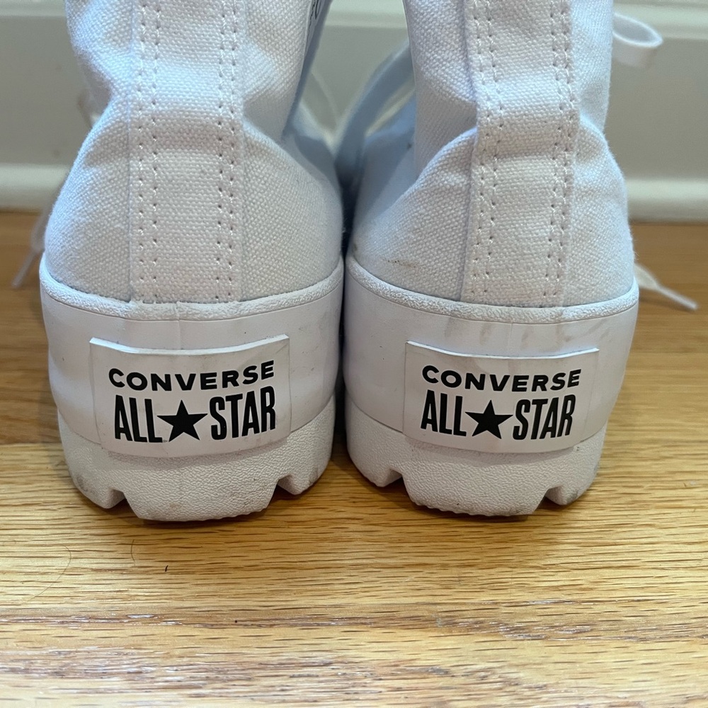 Women’s Converse All Star White High-Top Sneakers, Size 7 - Picture 6 of 6